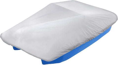 iCOVER Pedal Boat Cover, Fits 3 or 5 Person Paddle Boat Water Proof Heavy Duty Boat Cover, Grey
