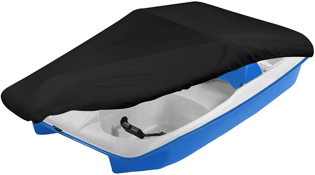 iCOVER Pedal Boat Cover, Fits 3 or 5 Person Paddle Boat Water Proof Heavy Duty Boat Cover, Grey