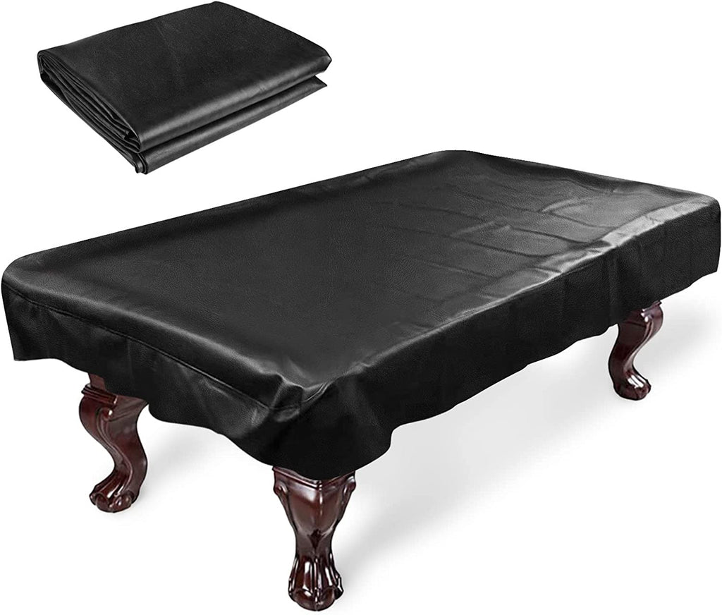 iCOVER Pool Table Cover Outdoor Heavy Duty Leatherette Waterproof Billiard Table Covers 7ft 8ft 9ft