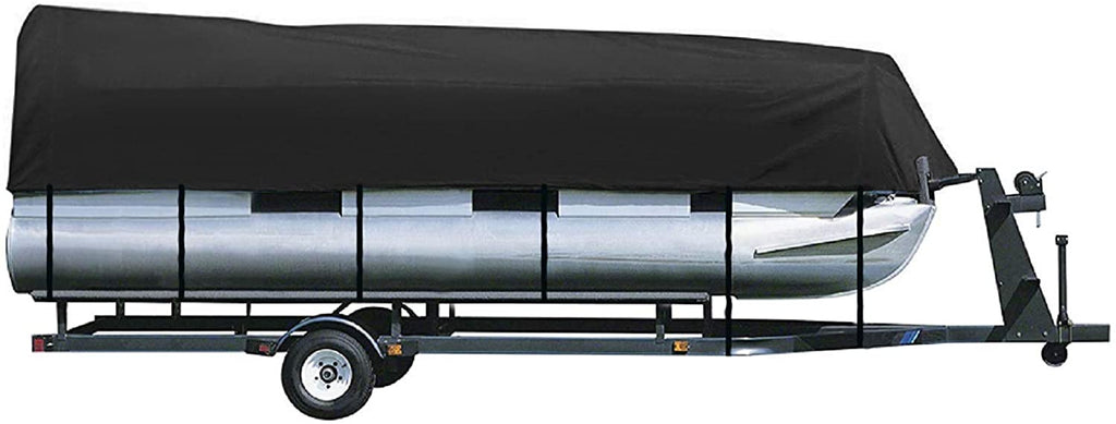 iCOVER Trailerable Pontoon Boat Cover, Fits 17 to 28ft Long & Beam Width up to 102in Pontoon Boat with Storage Bag
