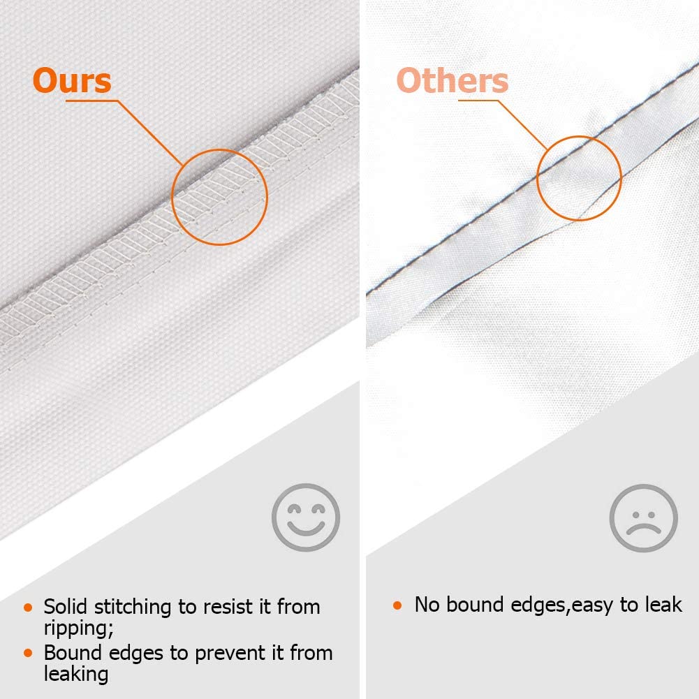 iCOVER Outboard Motor Cover Heavy Duty 600D Waterproof Motor Hood Cover