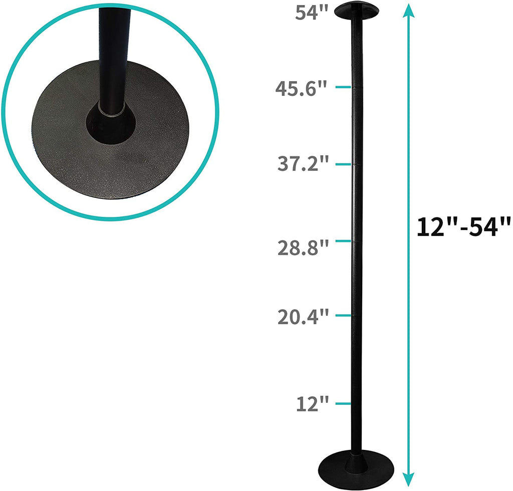 iCOVER Boat Cover Support Pole, Adjustable Support Pole System 6 Stage Extension from 12" to 54"