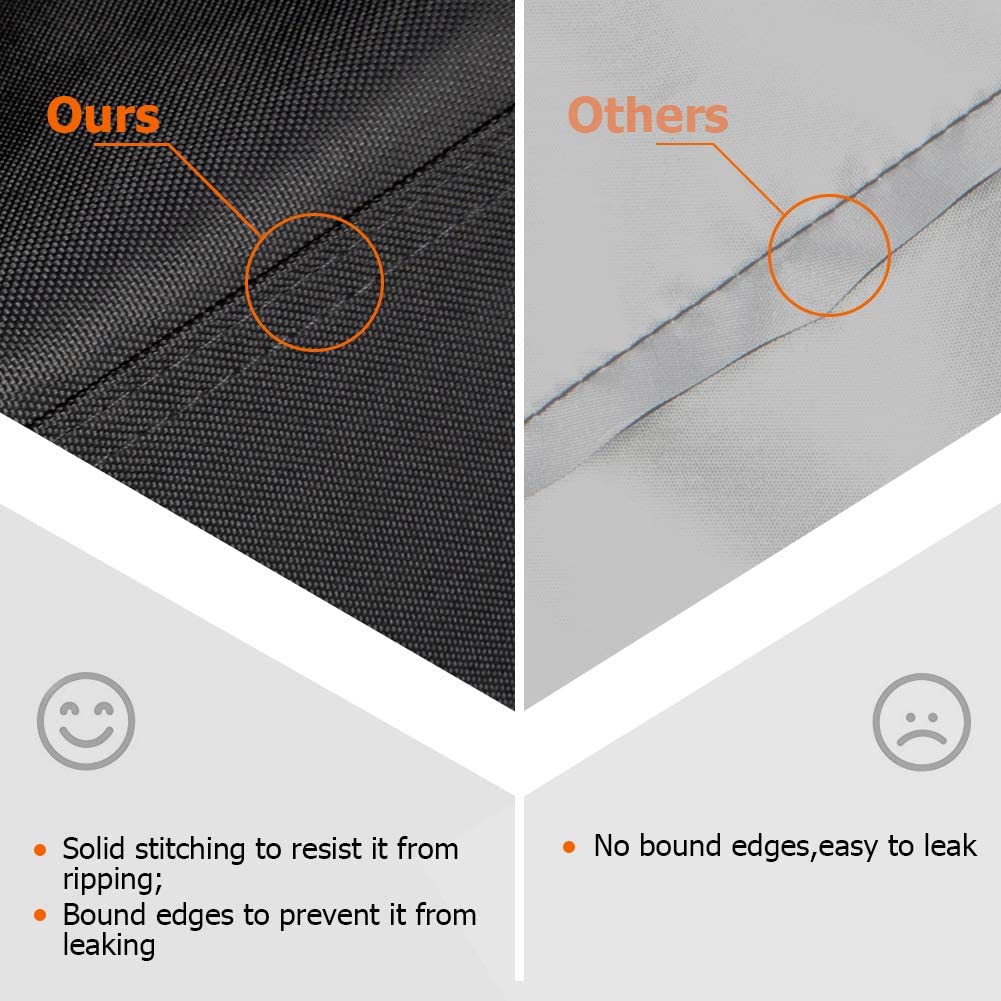 iCOVER Boat Folding Seat Cover-2 Pack 600 Denier Canvas Waterproof Heavy-Duty Weather Resistant Material Trailerable Fishing Chair Cover