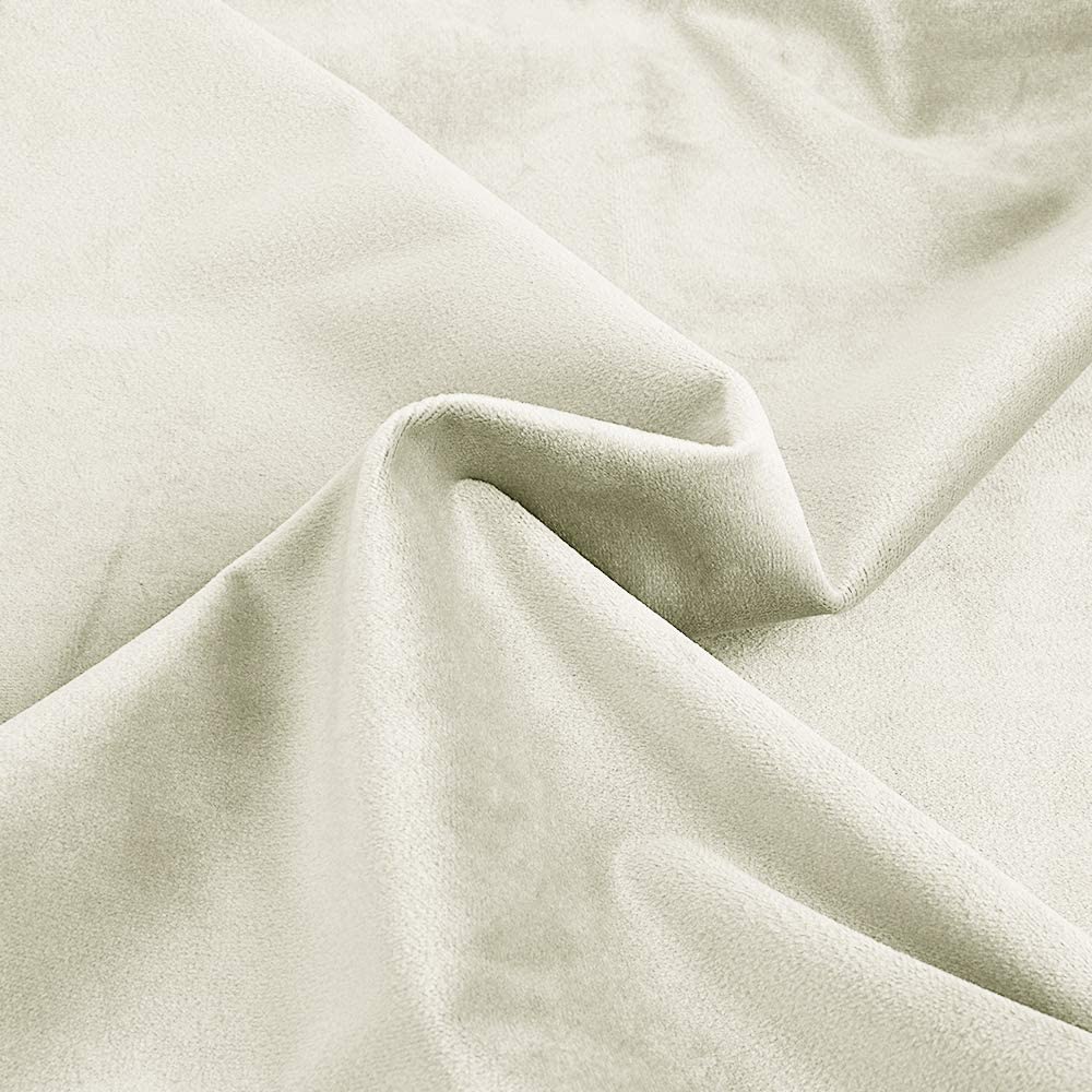 iCOVER Throw Pillow Covers Pack of 2, Square Velvet Decorative Cushion Cases, Soft Throw Pillow Cases for Couch Sofa Bed Bench Car,16"x16",Beige