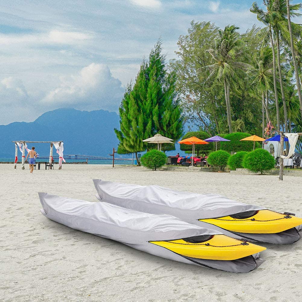 i COVER Kayak Cover Canoe Storage Dust Cover- Water Proof and & UV Protection Kayak Cover Heavy Duty Kayak/Canoe Cover