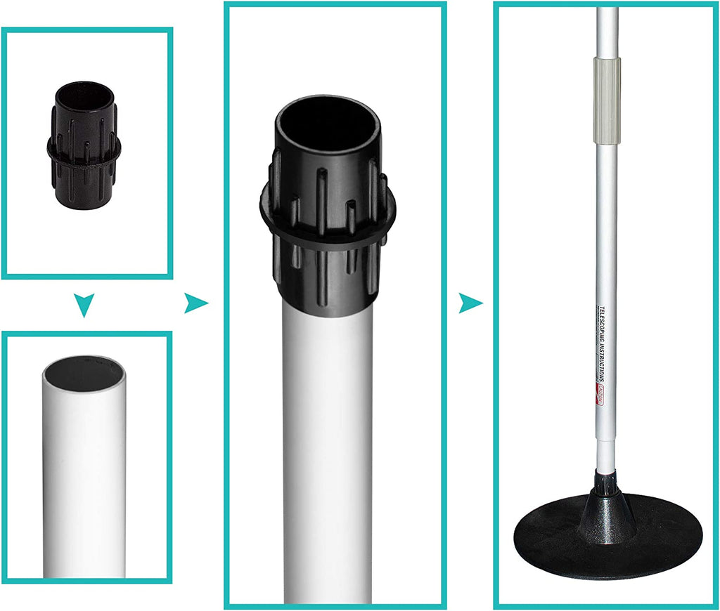 iCOVER Adjustable Boat Cover Support Pole- Premium Aluminum Support Pole