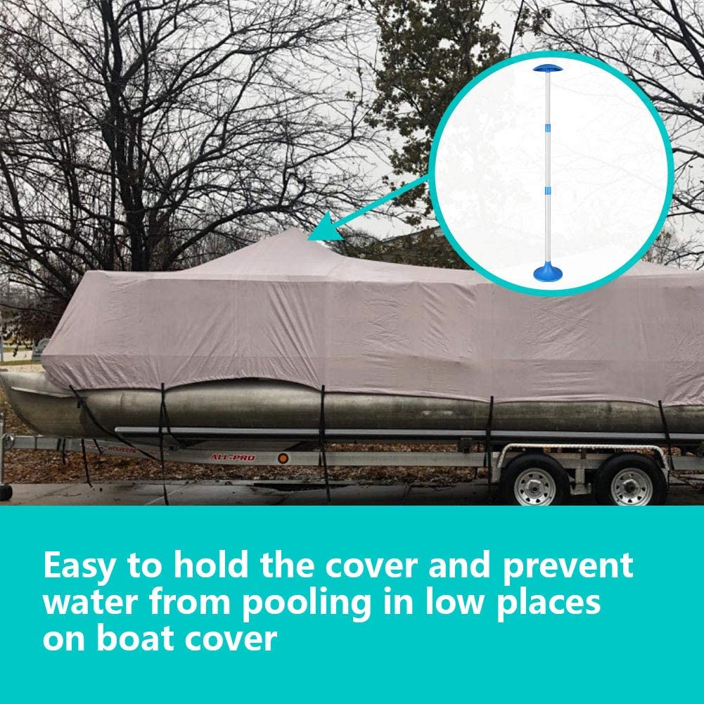 iCOVER Premium Boat Cover Support Pole, Adjustable Aluminum Support Pole System