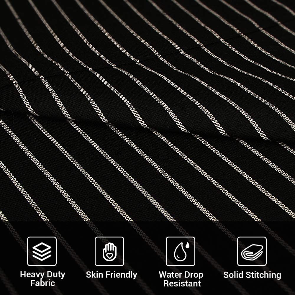 i COVER 2 Pack Bib Apron - Classic Chalk Stripe Apron