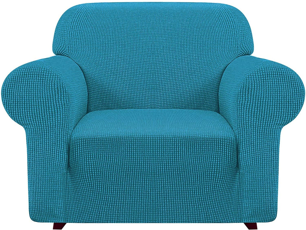 iCOVER Armchair Sofa Slipcover, One Piece High Stretch Couch Cover, Machine Washable Spandex Jacquard Fabric