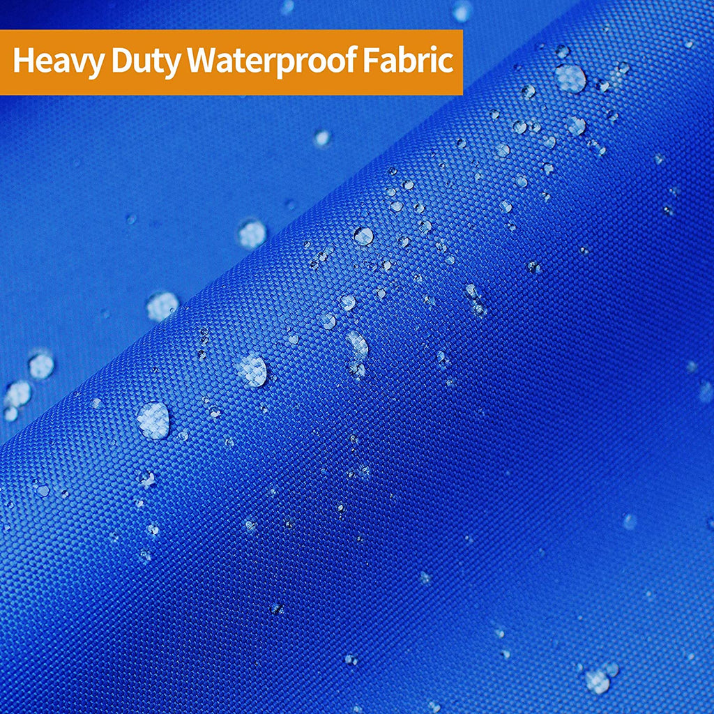 iCOVER 18ft Jon Boat Cover - Water Proof Heavy Duty Trailerable Jon Boat Cover,Fits Jon Boat 18ft Long and Beam Width up to 75in, Blue Color, JB6202D