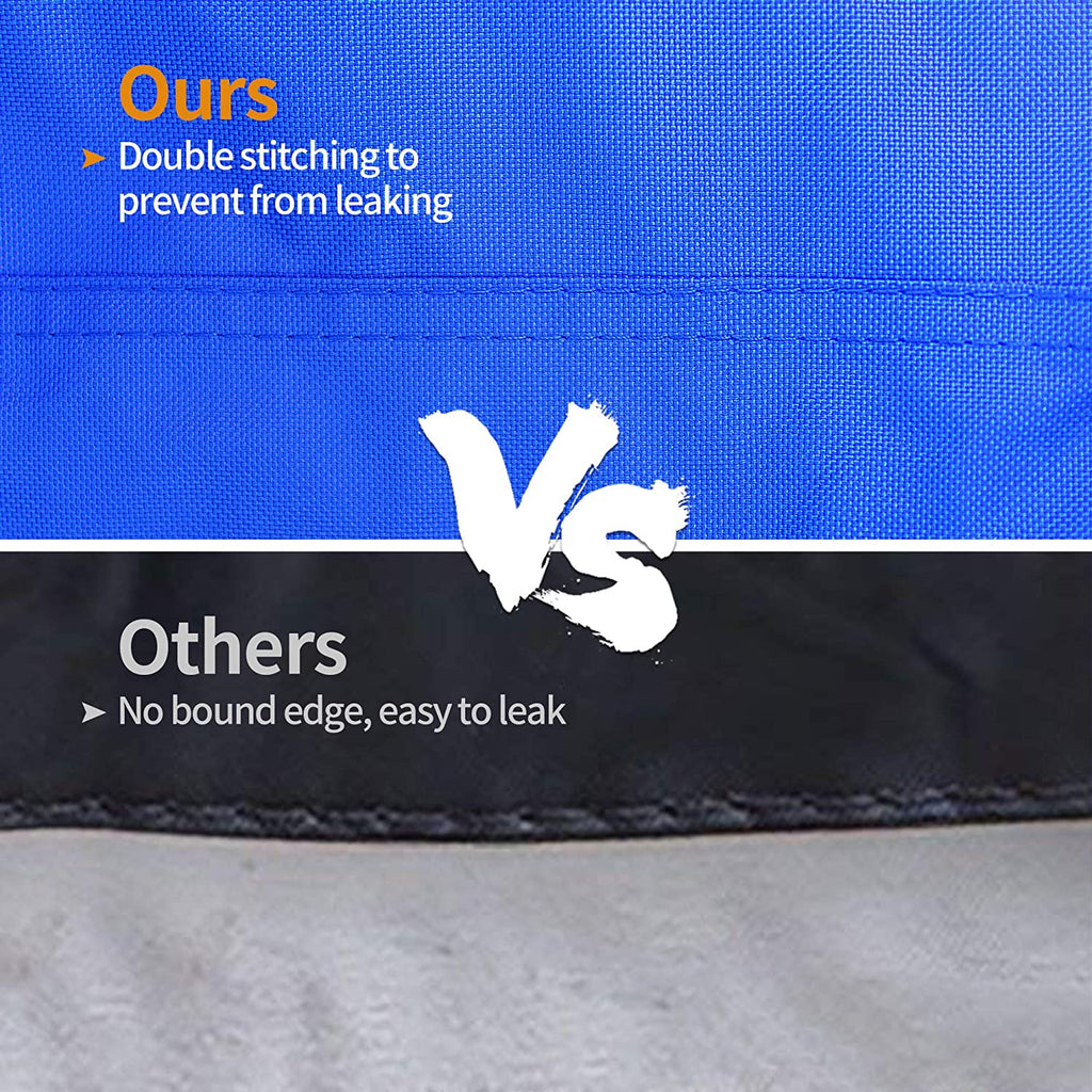 iCOVER 18ft Jon Boat Cover - Water Proof Heavy Duty Trailerable Jon Boat Cover,Fits Jon Boat 18ft Long and Beam Width up to 75in, Blue Color, JB6202D