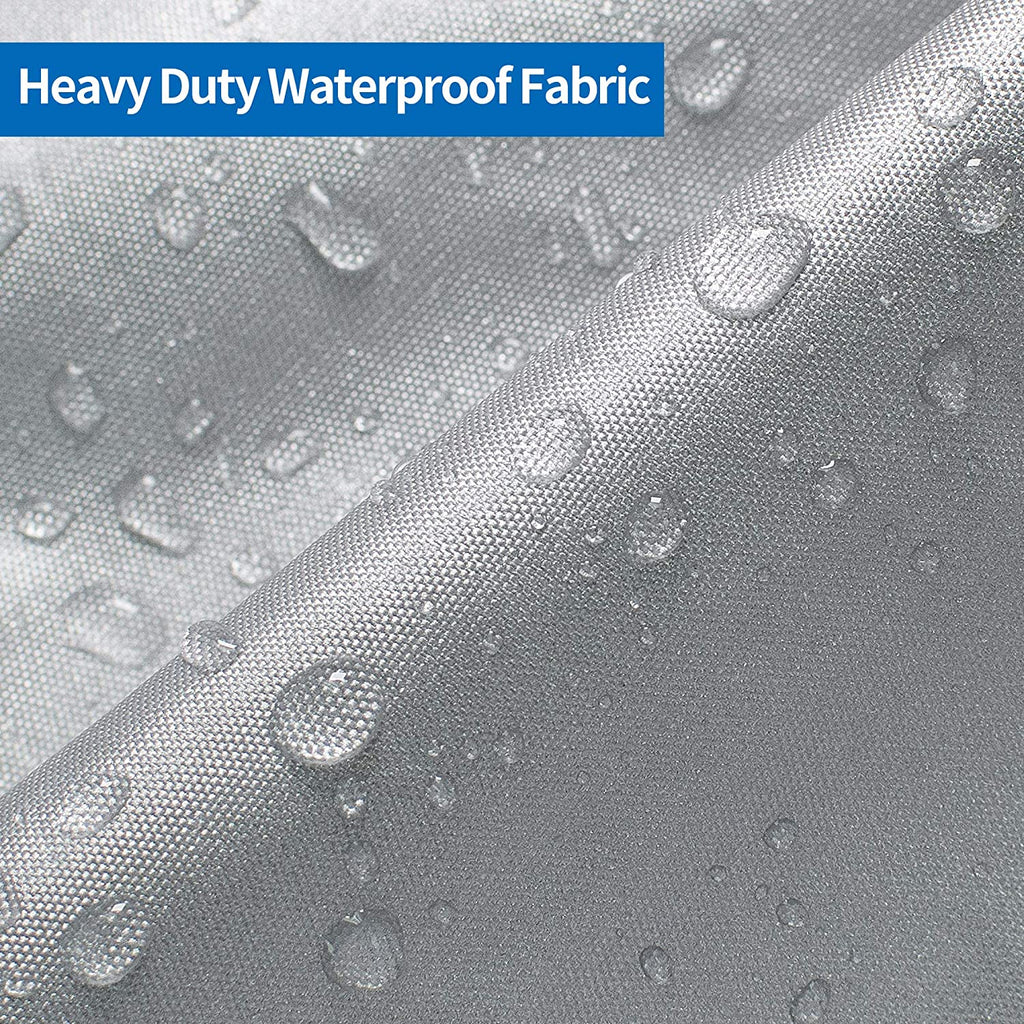 iCOVER Pedal Boat Cover, Fits 3 or 5 Person Paddle Boat Water Proof Heavy Duty Boat Cover, Grey