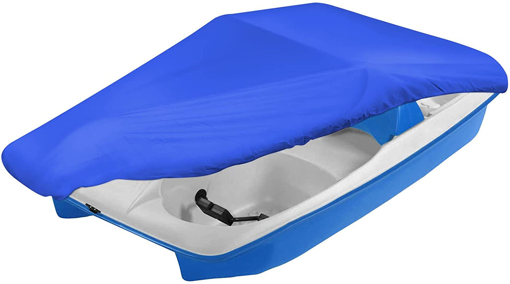 iCOVER Pedal Boat Cover, Fits 3 or 5 Person Paddle Boat Water Proof Heavy Duty Boat Cover, Grey
