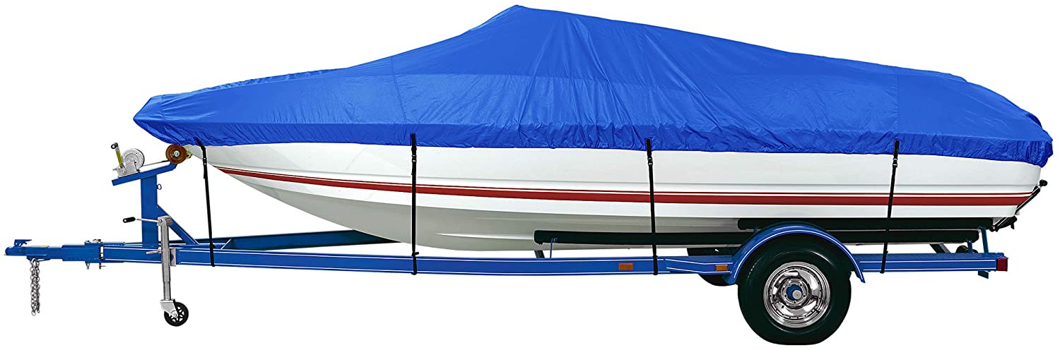 iCOVER Trailerable Boat Cover Fits V-Hull,TRI-Hull,Pro-Style