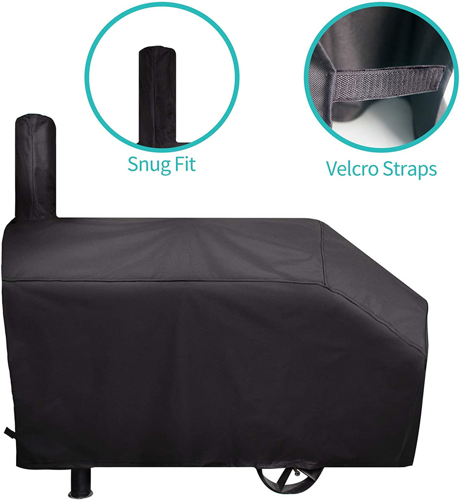 i COVER Grill Smoker Cover for Charcoal Pellet Dyna-Glo Charcoal Grill Models DGSS675CB, DGSS675CB-D, Brinkmann Charbroil