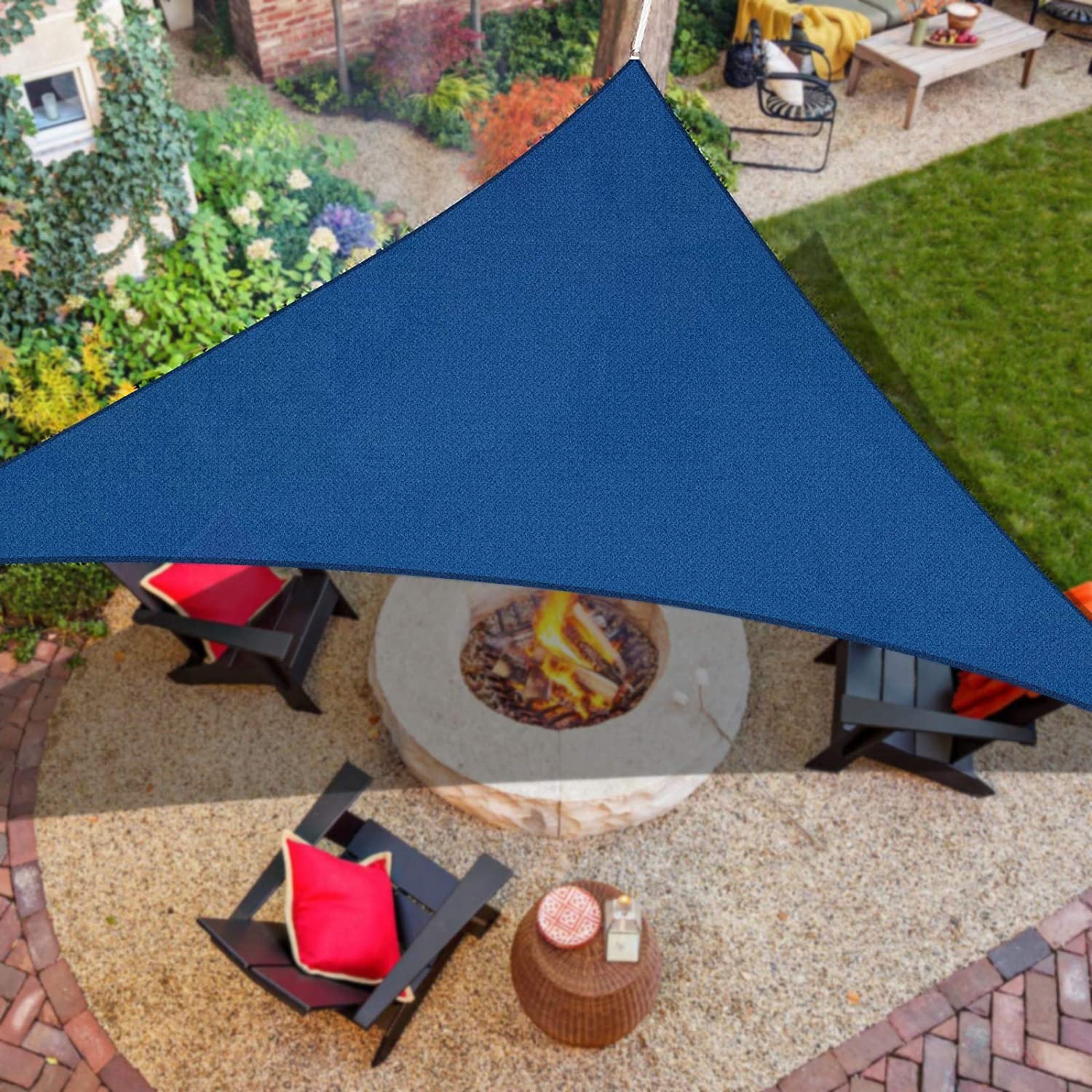 iCOVER Sun Shade Sail Canopy, Triangular 185GSM Fabric Permeable Pergo –  iCOVER, Outdoor/Indoor Protective Covers