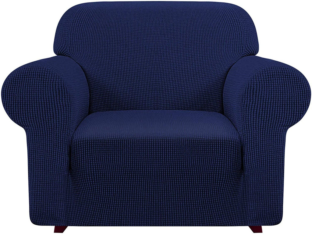 iCOVER Armchair Sofa Slipcover, One Piece High Stretch Couch Cover, Machine Washable Spandex Jacquard Fabric